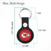 NFL Kansas City Chiefs Keychain Apple AIR TAG Holder 2-Pack for Dogs & Cats, Case for Apple Airtag Tracker, GPS Dog Tracking Device Pendant Holder view 3