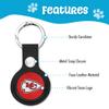 NFL Kansas City Chiefs Keychain Apple AIR TAG Holder 2-Pack for Dogs & Cats, Case for Apple Airtag Tracker, GPS Dog Tracking Device Pendant Holder view 4