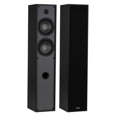 Dayton Audio Classic T65 Floor-Standing Tower Speaker Pair (Black)
