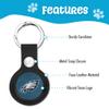 NFL Philadelphia Eagles Keychain Apple AIR TAG Holder 2-Pack for Dogs & Cats, Case for Apple Airtag Tracker, GPS Dog Tracking Device Pendant Holder view 3