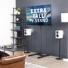 VIVO Extra Tall TV Floor Stand for 13 to 65 inch Screens up to 44 lbs, LCD LED OLED 4K Smart Flat, Curved Monitor Panels, Max VESA 400x400, 70.5 inch Pole for Treadmills, Black, STAND-TV18 view 2