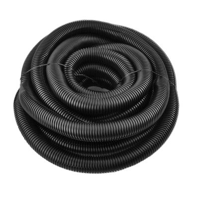 The Wires Zone 50 Feet 1" Split Wire Loom Conduit Polyethylene Flexible Tubing Black
