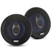 Pyle 5.25 Car Sound Speaker (Pair) Car Stereo Wiring Kit - Upgraded Blue Poly Injection Cone 3-Way 200 Watt Peak - Audio Amplifier & Subwoofer Speaker Installation Cables (4 Gauge) view 2