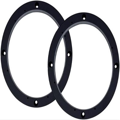 Audiopipe 6.5 Inch Universal Speaker Space Rings Adds 1 Inch Extra Mounting Depth (1 Pair)