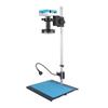 Microscope Accessories Kit 48MP 4K USB HDMI Digital Video Monocular Microscope Camera Continus Zoom 130X 180X C-Mount lens For Soldering Phone Repair Tools Microscope Slides ( Color : B 130X extend se view 1