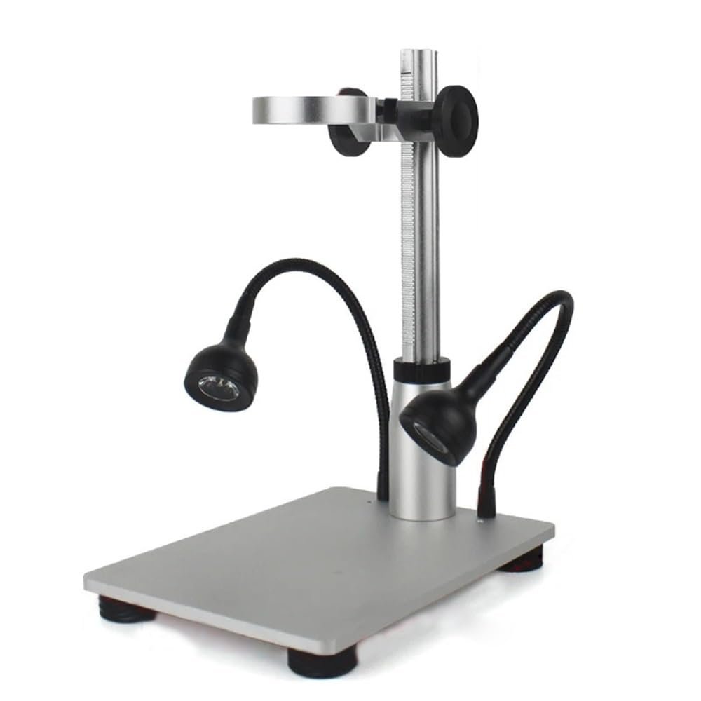 ZTBH Microscope Accessories Kit 2K HDMI Digital Video Monocular Microscope Digital Camera Set 130X C-Mount LED Light for Soldering Mobile Phone Repair Tools Microscope Slides (Color : D)