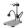 ZTBH Microscope Accessories Kit 2K HDMI Digital Video Monocular Microscope Digital Camera Set 130X C-Mount LED Light for Soldering Mobile Phone Repair Tools Microscope Slides (Color : D) view 1