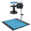 ZTBH Microscope Accessories Kit 48MP 4K USB HDMI Digital Video Monocular Microscope Camera Continus Zoom 130X 180X C-Mount Lens for Soldering Phone Repair Tools Microscope Slides (Color : A 130X Set) view 1