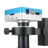 Microscope Accessories Kit 48MP 4K USB HDMI Digital Video Monocular Microscope Camera Continus Zoom 130X 180X C-Mount lens For Soldering Phone Repair Tools Microscope Slides ( Color : G No Camera ) view 3