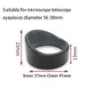 ZTBH Microscope Accessories Kit 2pcs Inner 28-36mm Rubber Ring Eyecups Eyepiece Cover Guards for Microscopes Telescope Eyeshield Microscope Slides (Color : Inner 37mmOuter 41mm) view 2