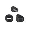ZTBH Microscope Accessories Kit 2pcs Inner 28-36mm Rubber Ring Eyecups Eyepiece Cover Guards for Microscopes Telescope Eyeshield Microscope Slides (Color : Inner 37mmOuter 41mm) view 4
