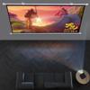FUREMA 40" 50" 60" Manual Projector Screen HD, Home Theater Projector Movie Screen, Pull Down Projection Screen, Picture Quality, Wrinkle Free, Easy Roll Up (Size : 60inch-16:9) view 4