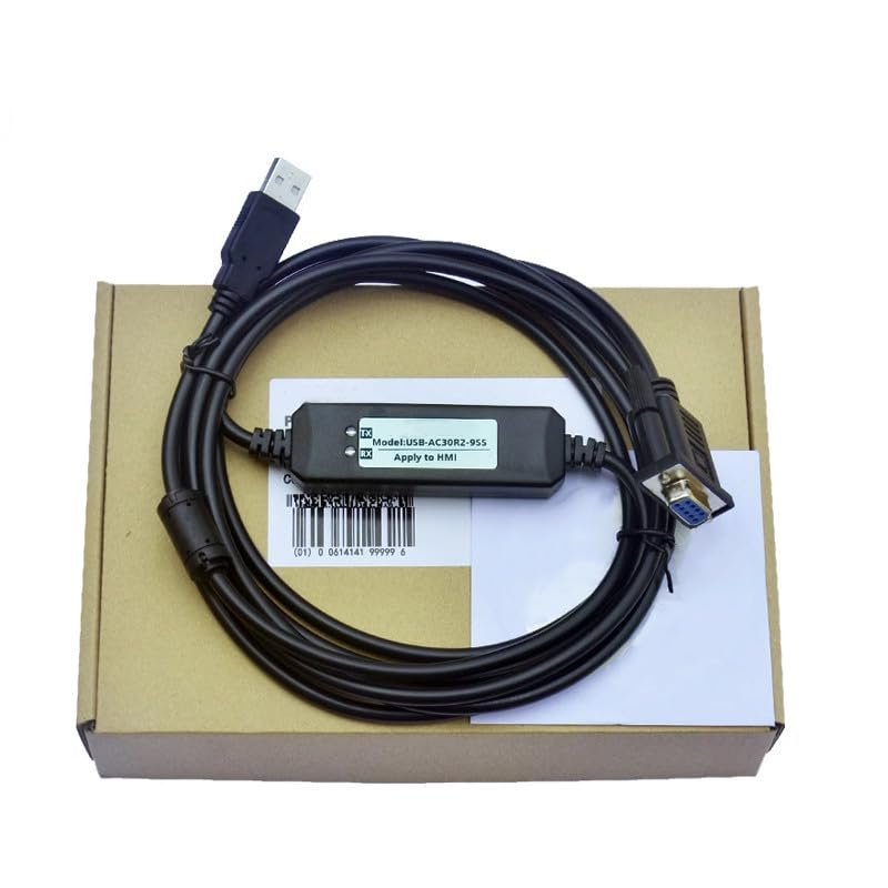 USB-AC30R2-9SS for Touch Panel A970/A985GOT Debugging Cable Communication Data Cable Programming Cable Dual Chip Design Industrial Grade 3 Meters