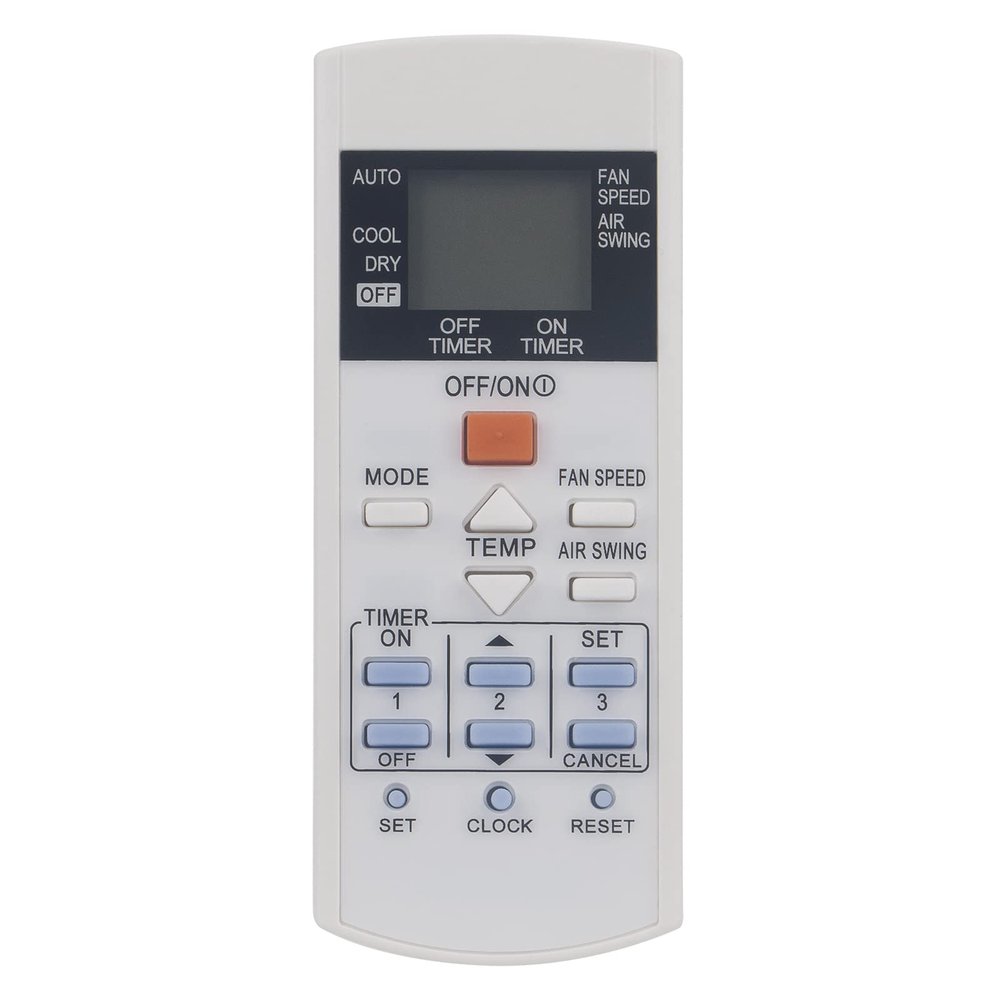 A75C3297 Replace A/C Unit Remote Control Suits for Panasonic AC Air Conditioner A75C3716 CS-E9NKUAW CS-E12NKUAW CU-E9NKUA CU-E12NKUA CU-2E18NBU CU-5E36QBU CU-E18NKUA CS-E24NKUA CU-E24NKUA CS-E9NKUAW