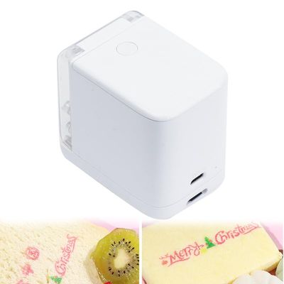 TsoLay Portable Coffee PrintPen, Mini Handheld Food Printer Pen with Mobile APP Control and Width 13 Mm, Logo and Pattern Print and Clear Output, for Macaron Cookie Cake Bread Beer Desserts DIY