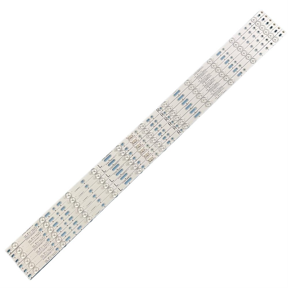 UFDIPLMY 12PCS/Set New LED Strip Compatible with AOC TV LD50V02S T5002S LE50D1452 50PFF3655/T3 GJD500611002-X2-L-R LB-PF3528-GJD2P5C506X11-R-B (Color : 60 Pieces 5TV)