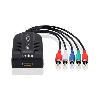 HD to YPBPR Male Converter Supports 1080P Video Audio Converter Adapter 5RCA RGB R/L Audio Output