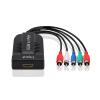 HD to YPBPR Male Converter Supports 1080P Video Audio Converter Adapter 5RCA RGB R/L Audio Output view 1