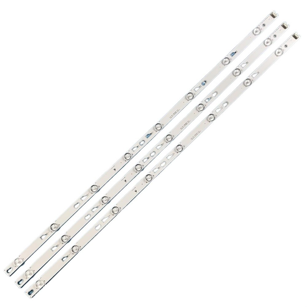 UFDIPLMY TV's LED Backlight Strips Compatible with 40HR330M08A2 Led40d2710b 40FS3750TGAA 40FS3750TSAA LED Tapes Bands TOT_40F3800_3X8_3030C_V1