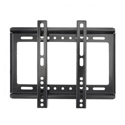 AVXANKTG 25kg Adjustable TV Wall Mount Bracket Flat Screen TV Frame with Level Fits 14-42 Inch HDTV Flat Screen TV, Black