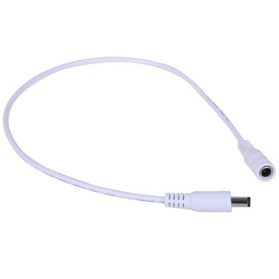 Bottone Power Extension Cable 5.5x2.1mm Female to 5.5mmx2.1mm Male Power Cable for CCTV Security Cameras Surveillance, White