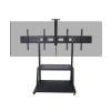 AVXANKTG LCD TV Mobile Cart 32-100 Inch 1800 Dual Screen Video Conferencing TV Stand, Black view 1