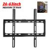 AVXANKTG 26-63 Inch TV Bracket Adjustable TV Mounting Bracket with Horizontal Thin Flat Screen TV Wall Mount LCD LED TV Screen, Black view 2