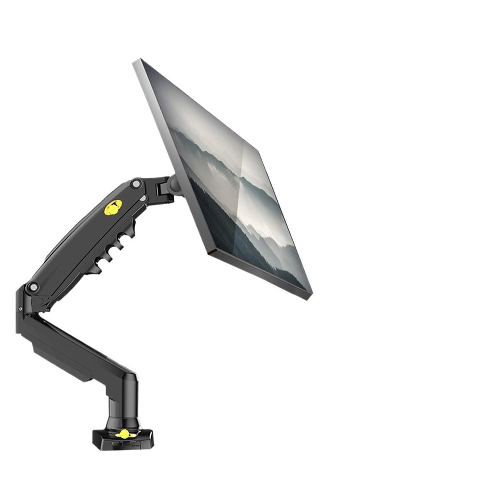 CUFTOBJM F80 17-30 Inch Desktop LED LCD Monitor Stand Arm Gas Spring Full Movement 2-9kg Arms USB3 Cable (Optional) (Color : VERSION2 and Adaptor)