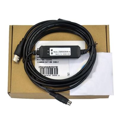 TSXPCX3030-C for TSX/TWIDO/Premium Series PLC Debugging Cable Download Cable Programming Cable Dual Chip Design Industrial Grade 3 Meter
