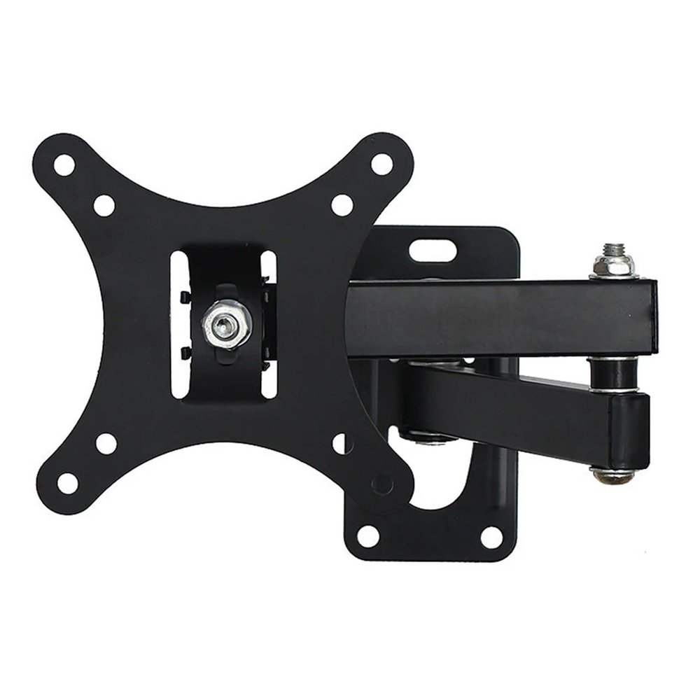 CUFTOBJM Wall-Mounted Flat Panel rotatable Monitor Adjustable Steel Plate with Screws TV Bracket Set Suitable for 10-24 inches