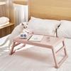WUHUQN Laptop Bed Table, Office Desk Laptop Desk Dormitory Folding Desk Lazy Man Office Bed Desk Laptop Desk, view 3
