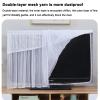 Tv Computer Dust Cover Lace Lace Hanging Cover 32 Inch-75 Hanging Tv Computer Universal, White view 3