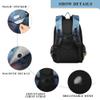 Glaphy Tornado Colorful Backpack School Backpack Lightweight Notebook Laptop Backpack Students Bookbag with Reflective Stripes view 3