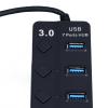Tyenaza USB C Hub, Independent Switch Compact 7 Port USB Data Hub Splitter for Laptop PC Mobile Devices view 2