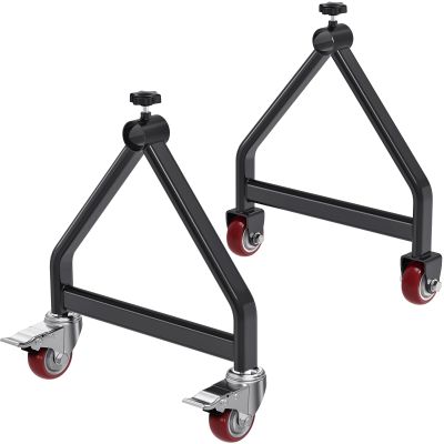 Lifeswell Wire Spool Rack, Portable Cable Caddy, Swivel Caster Wheels with Brake, Steel Fully Welded Wire Rack Dispenser for up to 28" Diameter Spools, 220 lbs Capacity, Black