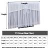Tv Computer Dust Cover Lace Lace Hanging Cover 32 Inch-75 Hanging Tv Computer Universal view 4
