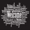 Loccor 6x4ft Fabric International Welcome Banner Backdrop Welcome Word Cloud in Different Languages Photography Background for Sport Event Banner Decorations Photo Shooting Props view 4