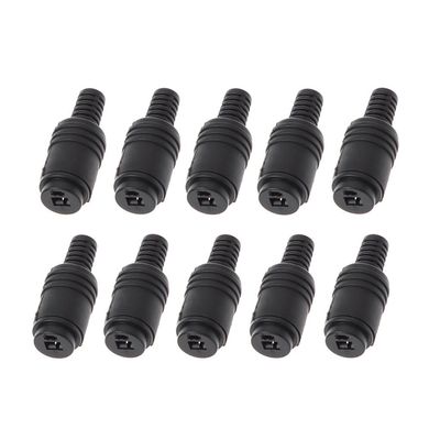 10 Pcs 2 Pin DIN Speaker Plug 2-Pin Plug HiFi Loudspeaker Cable Solder Connector