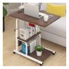Bedside Desk C-Shaped Base Laptop Desk Home Office Adjustable Lap Table Mobile Laptop Computer Stand Bedside Table Portable Side Table for Bed Sofa Wheels Side Table Comfortable Anniversary view 1