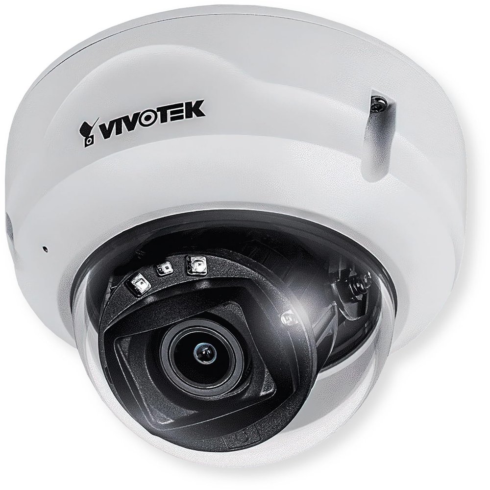 VIVOTEK FD839-EHV-1Y 5MP Fixed Dome Camera, 30 m IR, IP66, Vandal Proof, WDR Pro, PoE, Security Camera