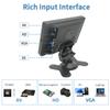 Qcvoruno 7 inch Security Monitor & Displays, HD/AV/VGA Input, 1024 * 600 Resolution, Built-in Speakers Portable LCD Monitor, Suitable for Game DSLR CCTV PC DVD TV Box view 4