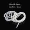 Spiral Wrap Silicone Winding Sleeve Tube ID 1mm to 12mm Spiral Wrap Cable High Temperature Resistant Sleeving Protection Material Tubing Cover (Size : ID1.5mm x OD3mm, Color : 5meter) view 2