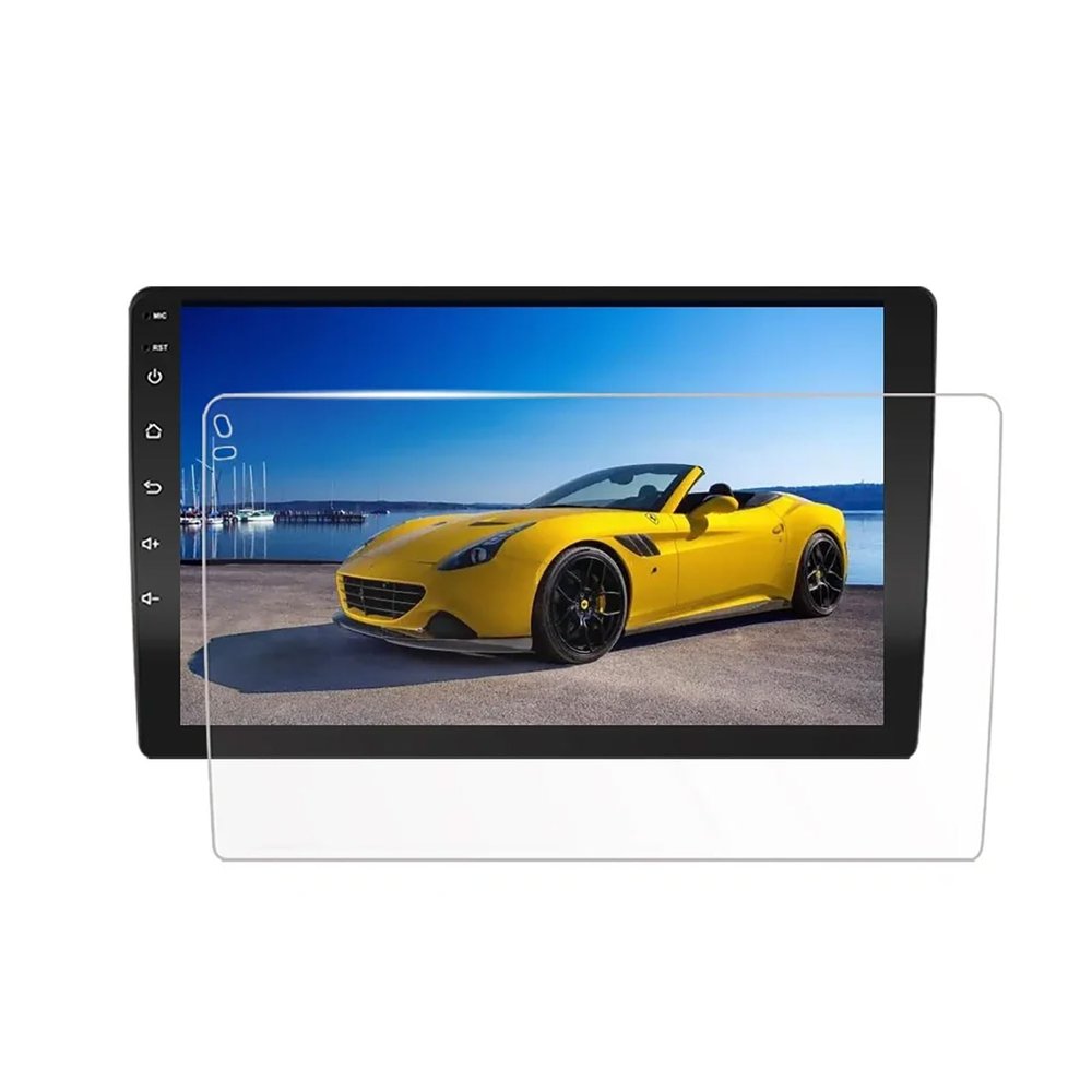 2PCS Tempered Glass Screen Protector for Double Din Android Car Radio Stereo Player Auto GPS Navigation 10.1 Inch High Definition Protective Film for Teyes Spro CC2 CC2L CC3 2K Head Unit (10.1 Inch)