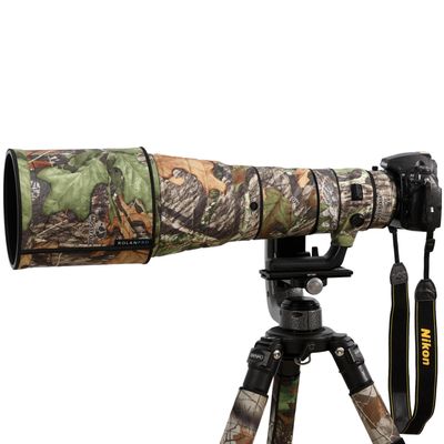 Rolanpro Camouflage Lens Cover for Nikon AF-S 600mm f4G ED VR Raincover Lens Protection Sleeve Case Clothing-#17 Jungle camo Waterproof