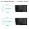 2PCS Tempered Glass Screen Protector for Double Din Android Car Radio Stereo Player Auto GPS Navigation 9 Inch High Definition Protective Film for Teyes Spro CC2 CC2L CC3 2K Head Unit (9 Inch) view 4