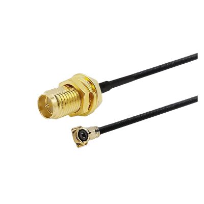 Skcvmn IPEX MHF4 to RP SMA IPEX U.FL IPX M2 MHF4 to RP-SMA Female Compatible with M~ni PCI 0.81mm Compatible with 7260NGW 8260NGW M2 Card Intel WiFi Board (Color : 25CM)