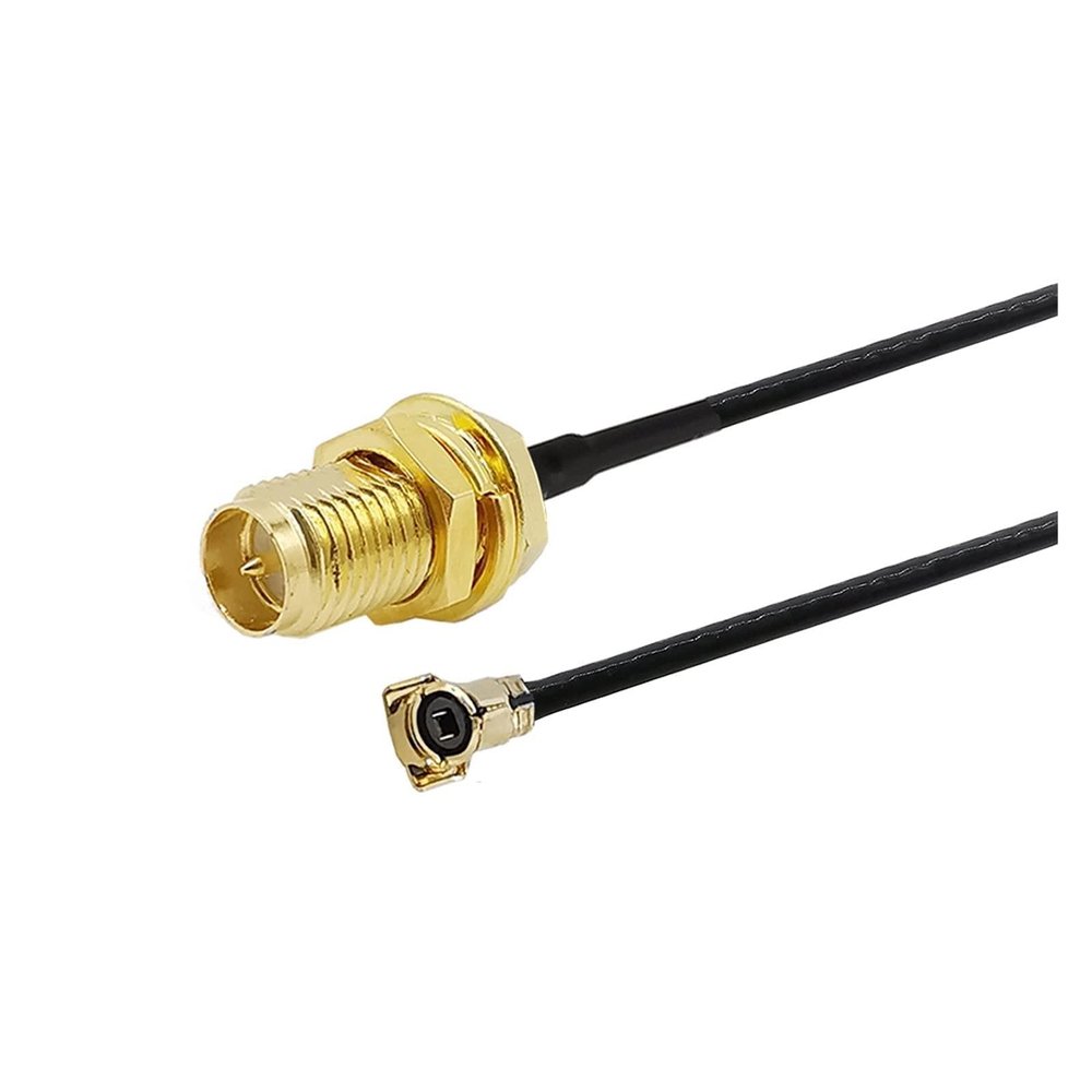 Skcvmn IPEX MHF4 to RP SMA IPEX U.FL IPX M2 MHF4 to RP-SMA Female Compatible with M~ni PCI 0.81mm Compatible with 7260NGW 8260NGW M2 Card Intel WiFi Board (Color : 25CM)