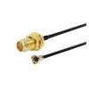 Skcvmn IPEX MHF4 to RP SMA IPEX U.FL IPX M2 MHF4 to RP-SMA Female Compatible with M~ni PCI 0.81mm Compatible with 7260NGW 8260NGW M2 Card Intel WiFi Board (Color : 25CM) view 1