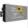 Futuregrace Outdoor TV Cover 48"x30" Waterproof and Wear-resistant YOU ARE MY SUNSHINE Sunflower Bee, Rural Style Grey Background TV Cover for 48"-50" Screen Zipper TV Screen Protector for LCD LED TV view 1