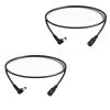 1.6FT DC Power Extension Cord 5.5mm x 2.1mm 12V Male to Female 18AWG Power Extension Cord for Surveillance Camera Router LED Light Bar 2pcs view 1